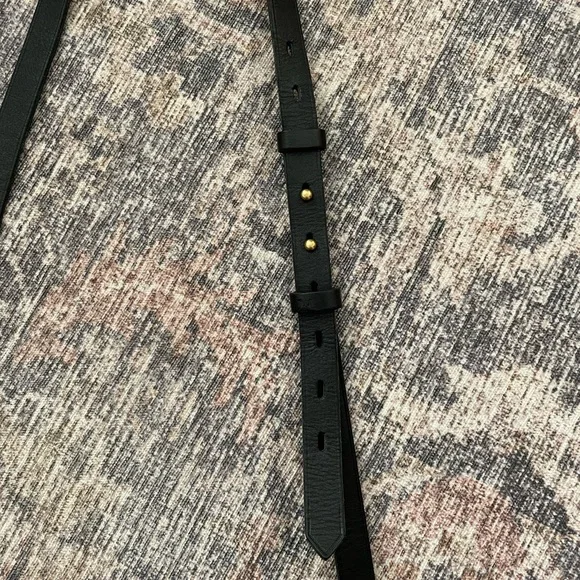 Madewell Crossbody Tote - Black Leather - Picture 3 of 11